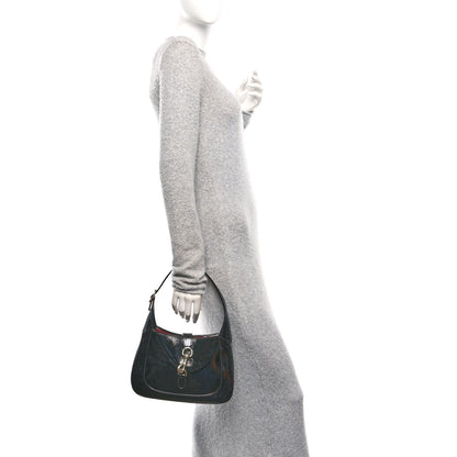 Gucci Patent Calfskin Small Jackie Shoulder Bag Black 2 of 10