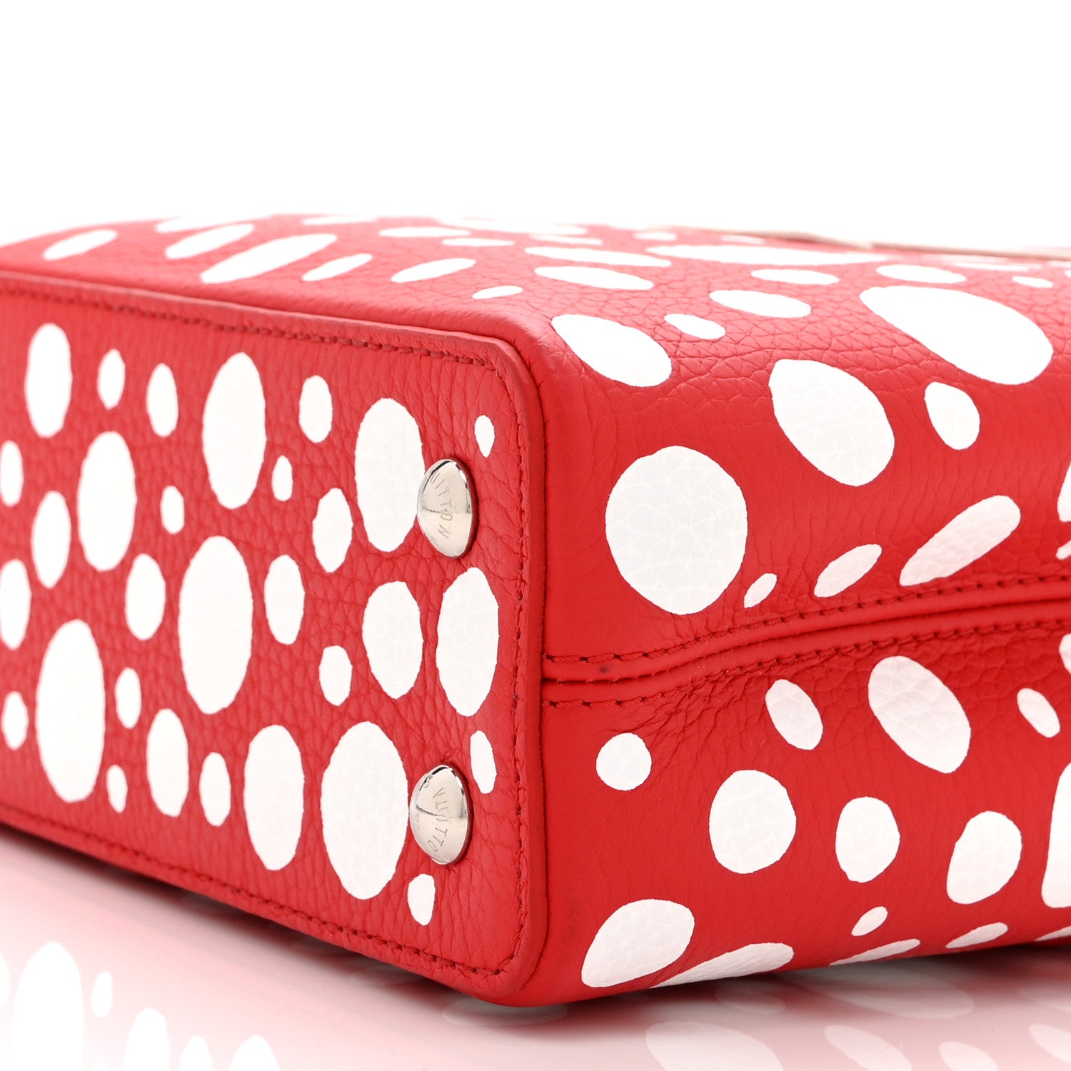 Louis Vuitton LV X YK Taurillon Capucines Mini Red White 9 of 9