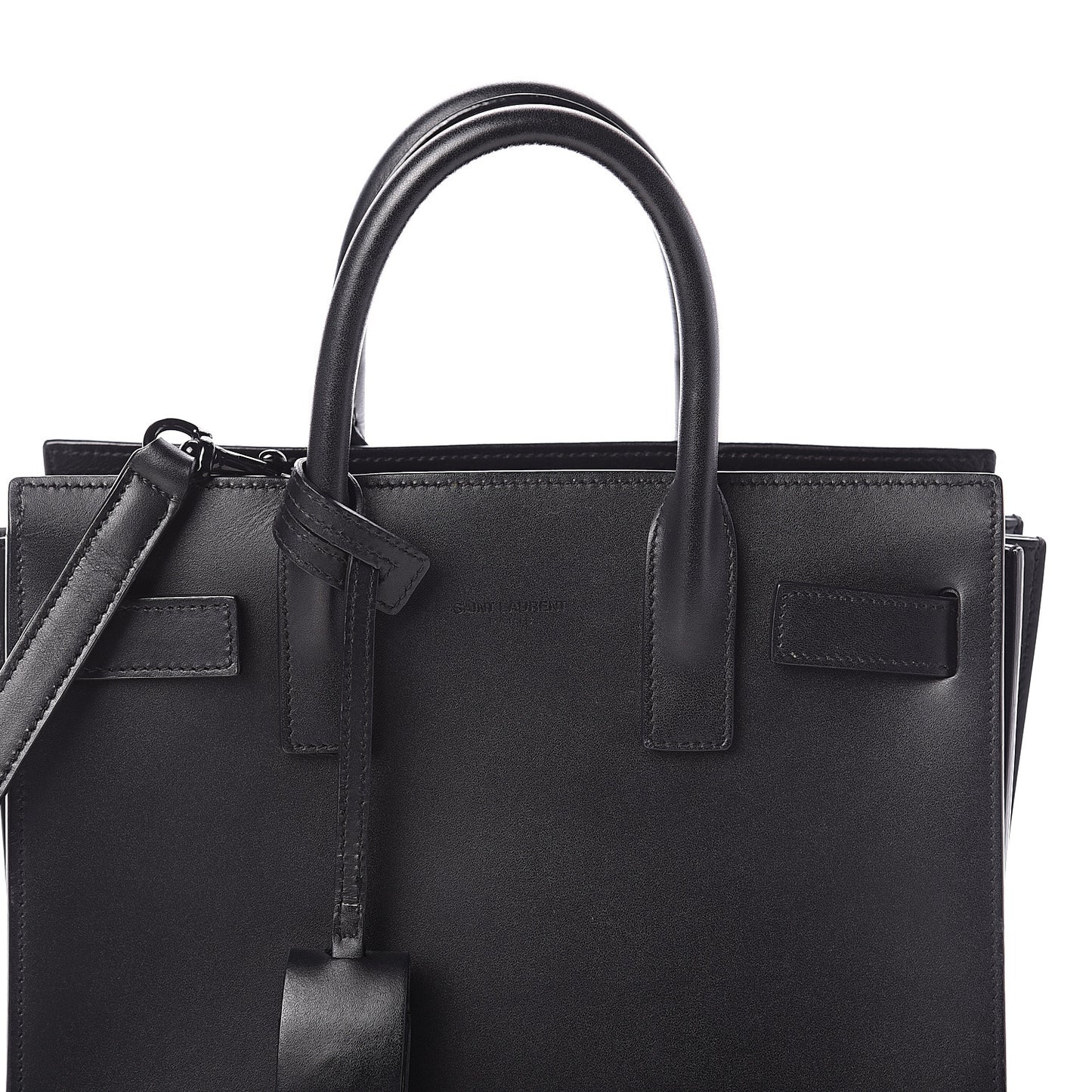 Calfskin Nano Sac De Jour Black