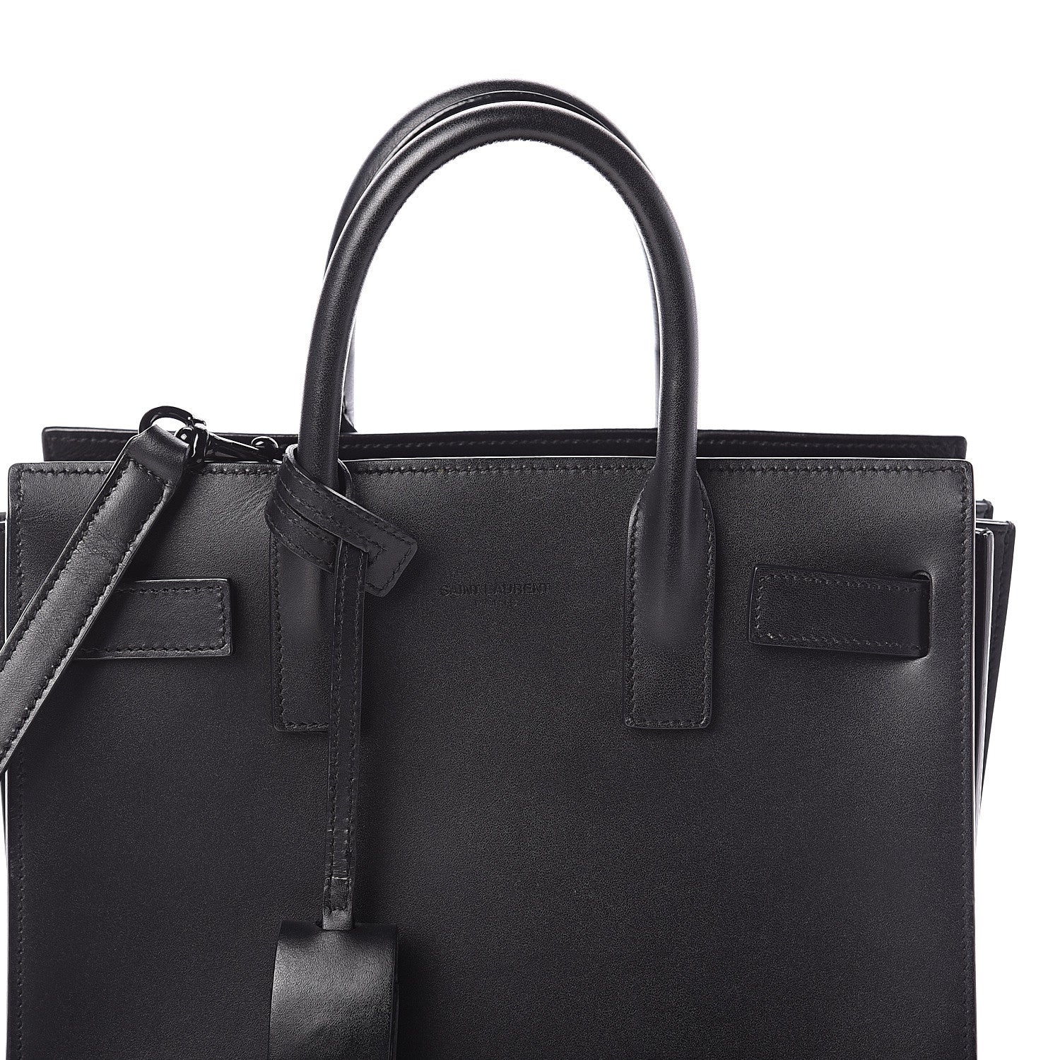 Saint Laurent Calfskin Nano Sac De Jour Black 6 of 8