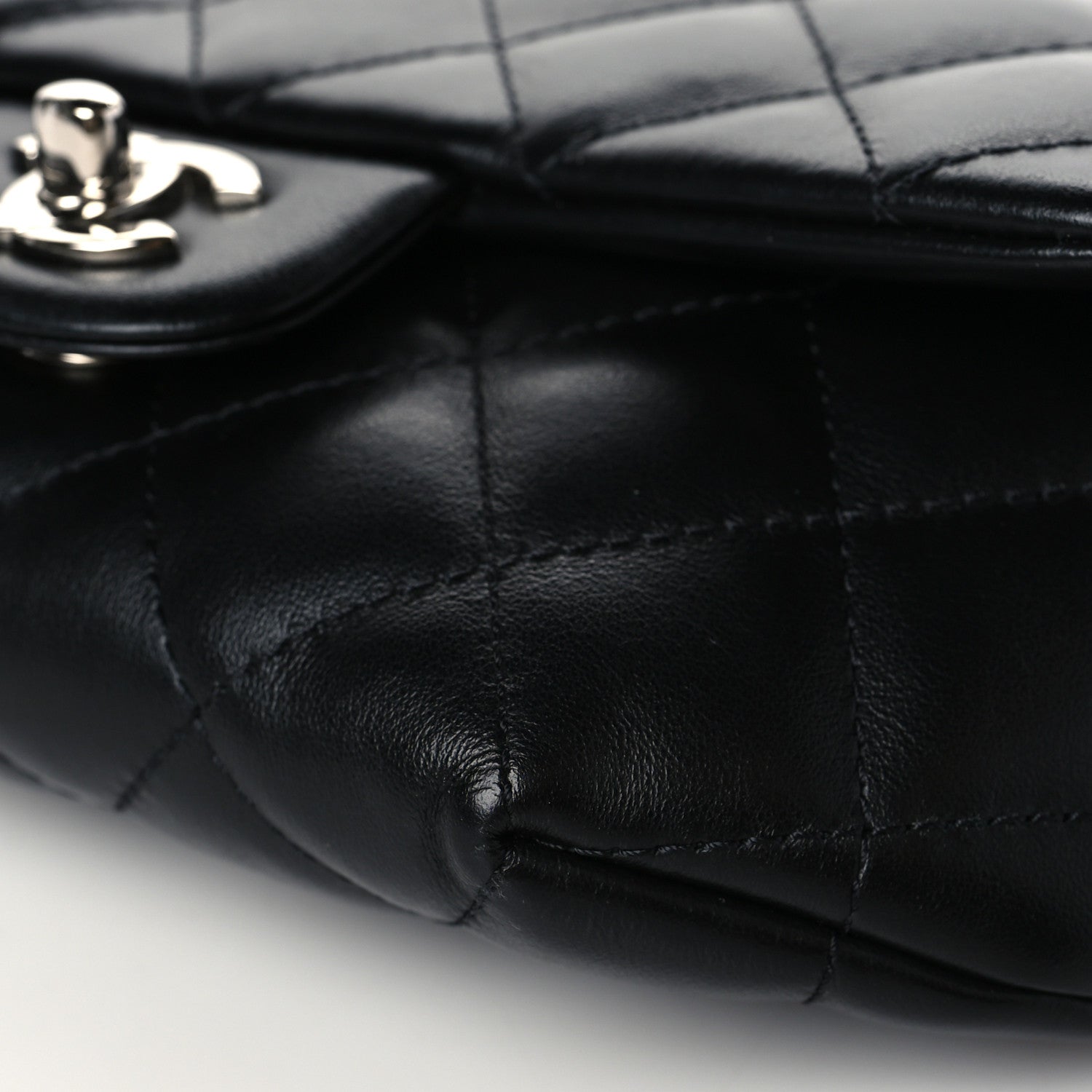 Chanel Calfskin Quilted CC Uniform Flap Belt Bag Black 21 of 21