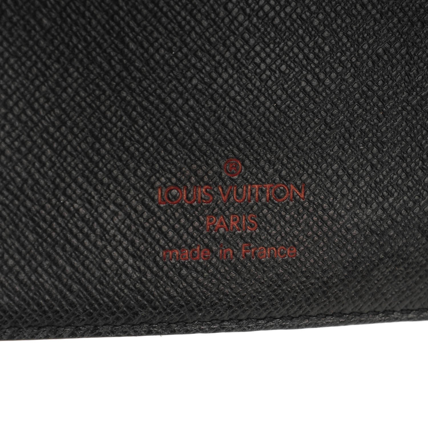 Louis Vuitton Epi Medium Ring Agenda Black 6 of 7