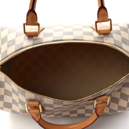 Louis Vuitton Damier Azur Speedy Bandouliere 30 5 of 10