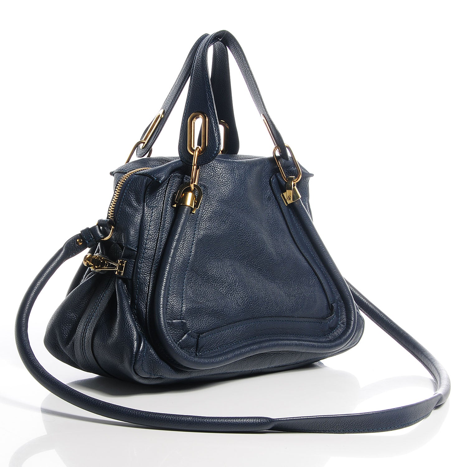 Chloe Calfskin Medium Paraty Navy 3 of 8