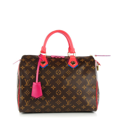Louis Vuitton Monogram Totem Speedy 30 Flamingo 1 of 9