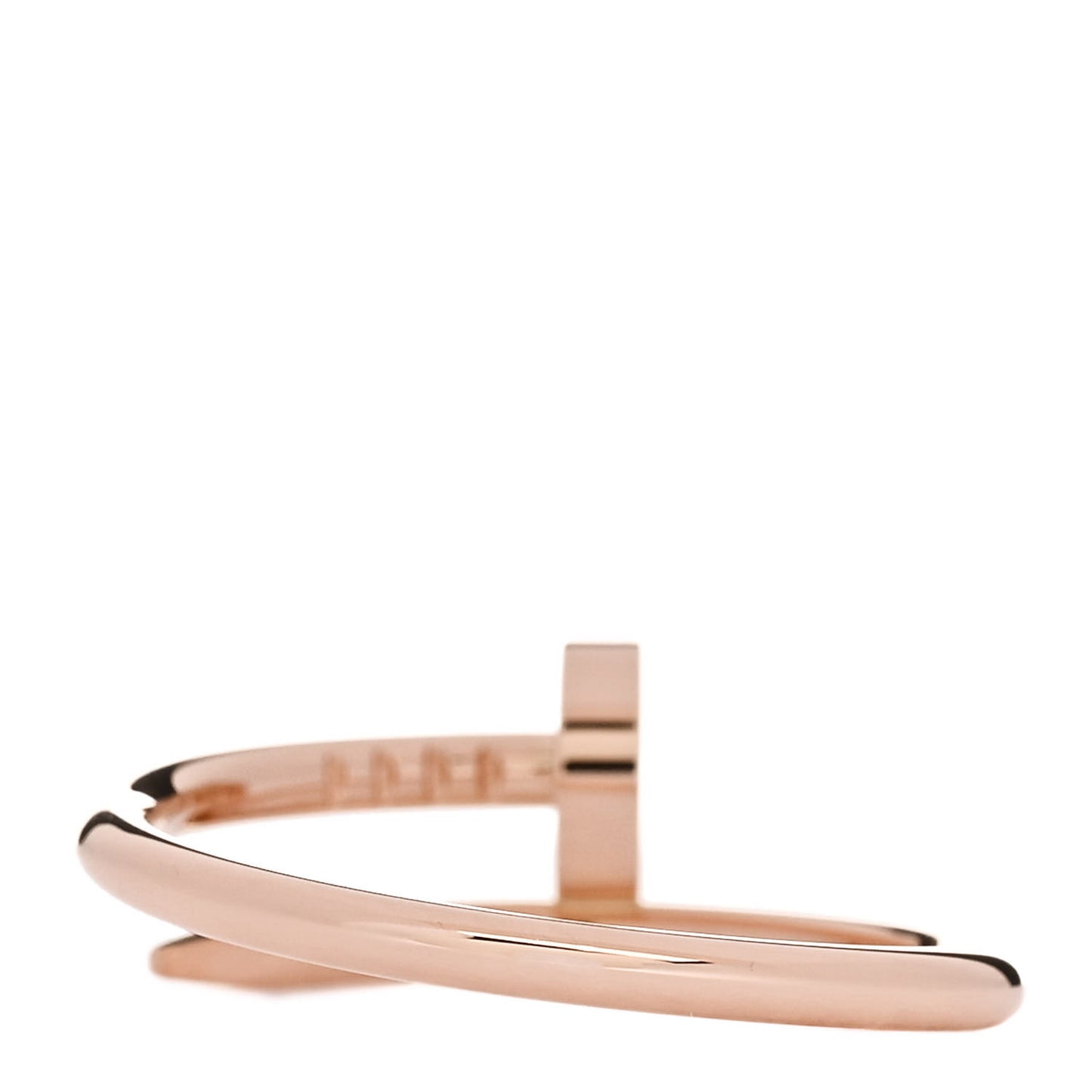 18K Pink Gold Small Juste Un Clou Ring 53 6.5
