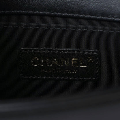 Chanel Lambskin Quilted Small Boy Flap Black 10 of 15