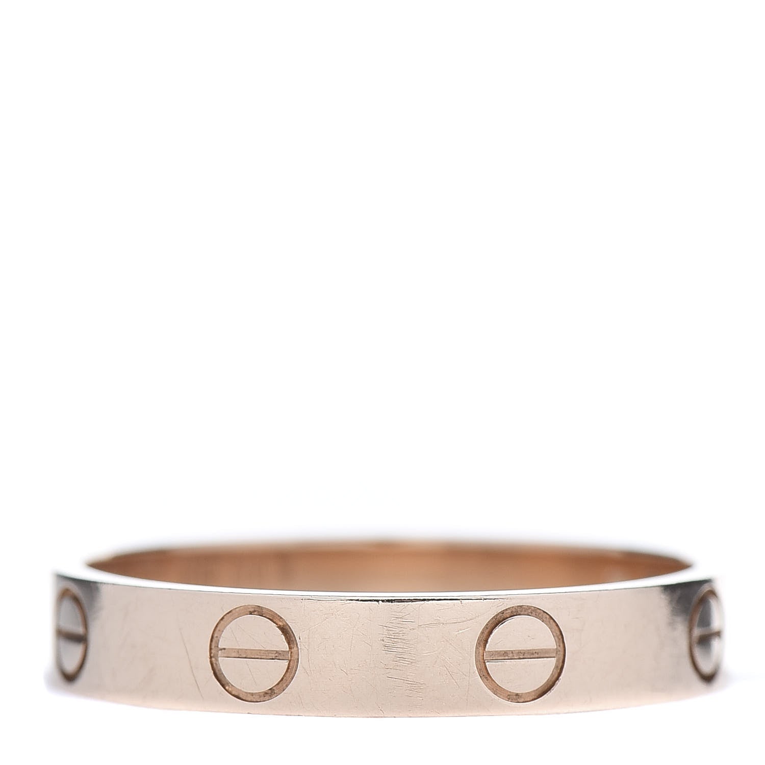 Cartier 18K Pink Gold 3.5mm LOVE Wedding Band Ring 58 8.25 3 of 5