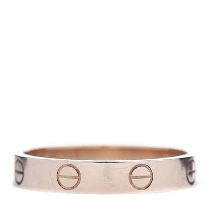 Cartier 18K Pink Gold 3.5mm LOVE Wedding Band Ring 58 8.25 3 of 5