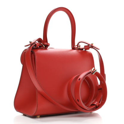 Delvaux Box Calfskin Mini Brillant Satchel Red 3 of 10