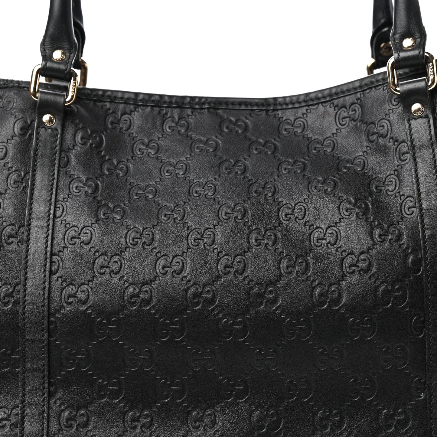 Guccissima Large Joy Tote Black