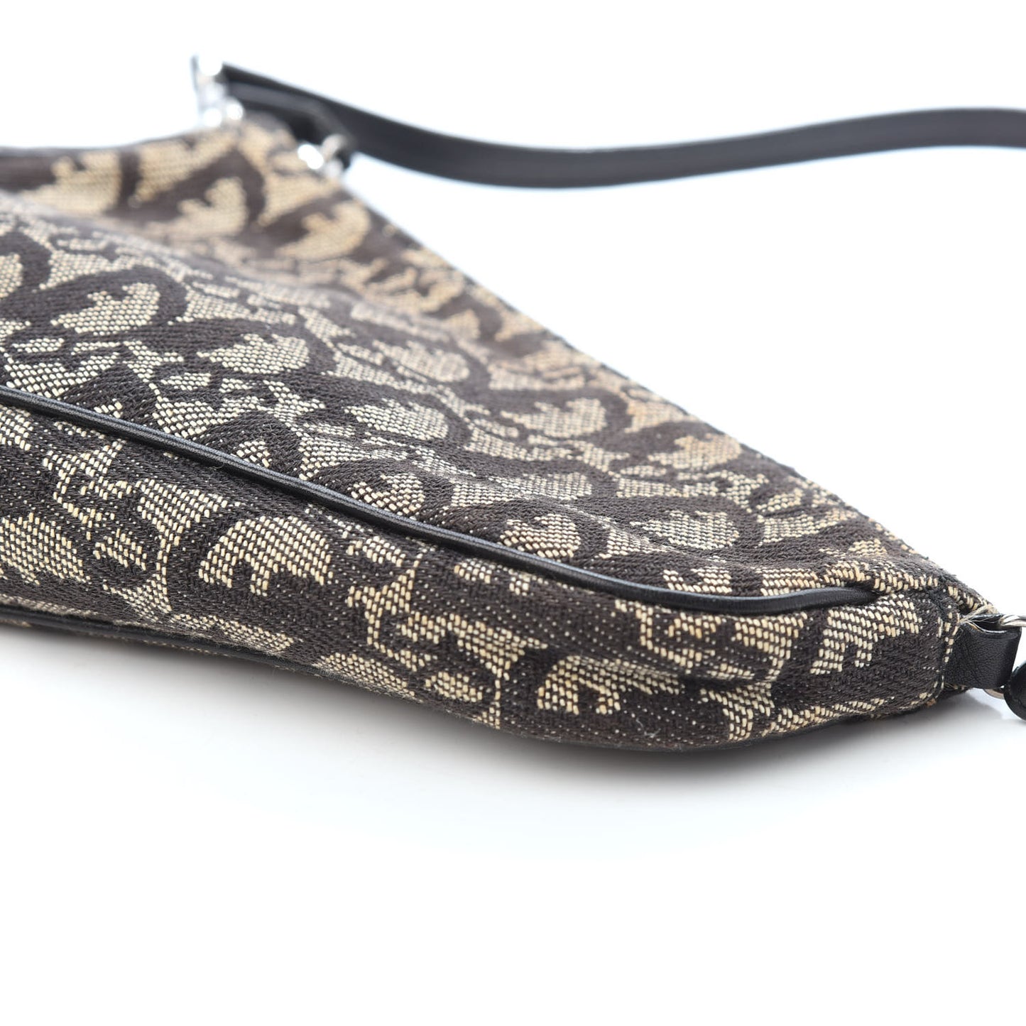 Monogram Mini Saddle Pochette Black