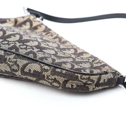 Christian Dior Monogram Mini Saddle Pochette Black 9 of 9