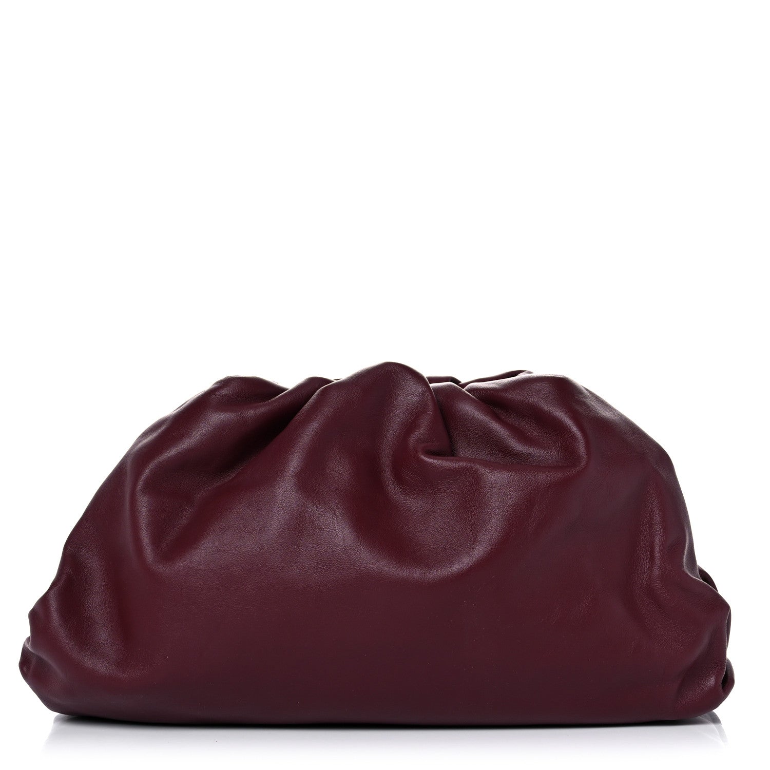 Bottega Veneta Smooth Butter Calf The Pouch Oversized Clutch Bordeaux 1 of 9