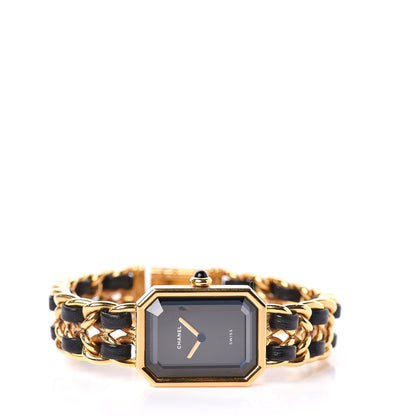Chanel Stainless Steel Lambskin 20mm Chain Premiere Quartz Watch Gold M 3 of 6