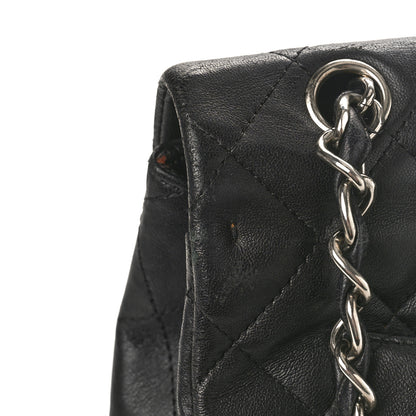 Chanel Lambskin Quilted Jumbo Single Flap Black 11 of 11