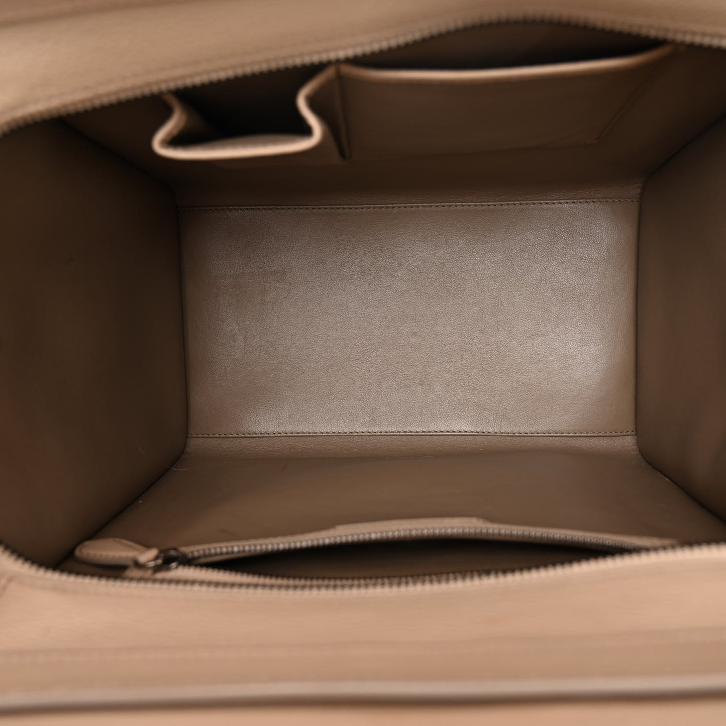 Drummed Calfskin Mini Luggage Dune