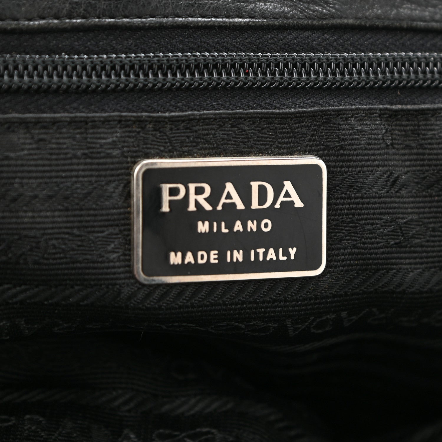 Prada Calfskin Backpack Black 6 of 14