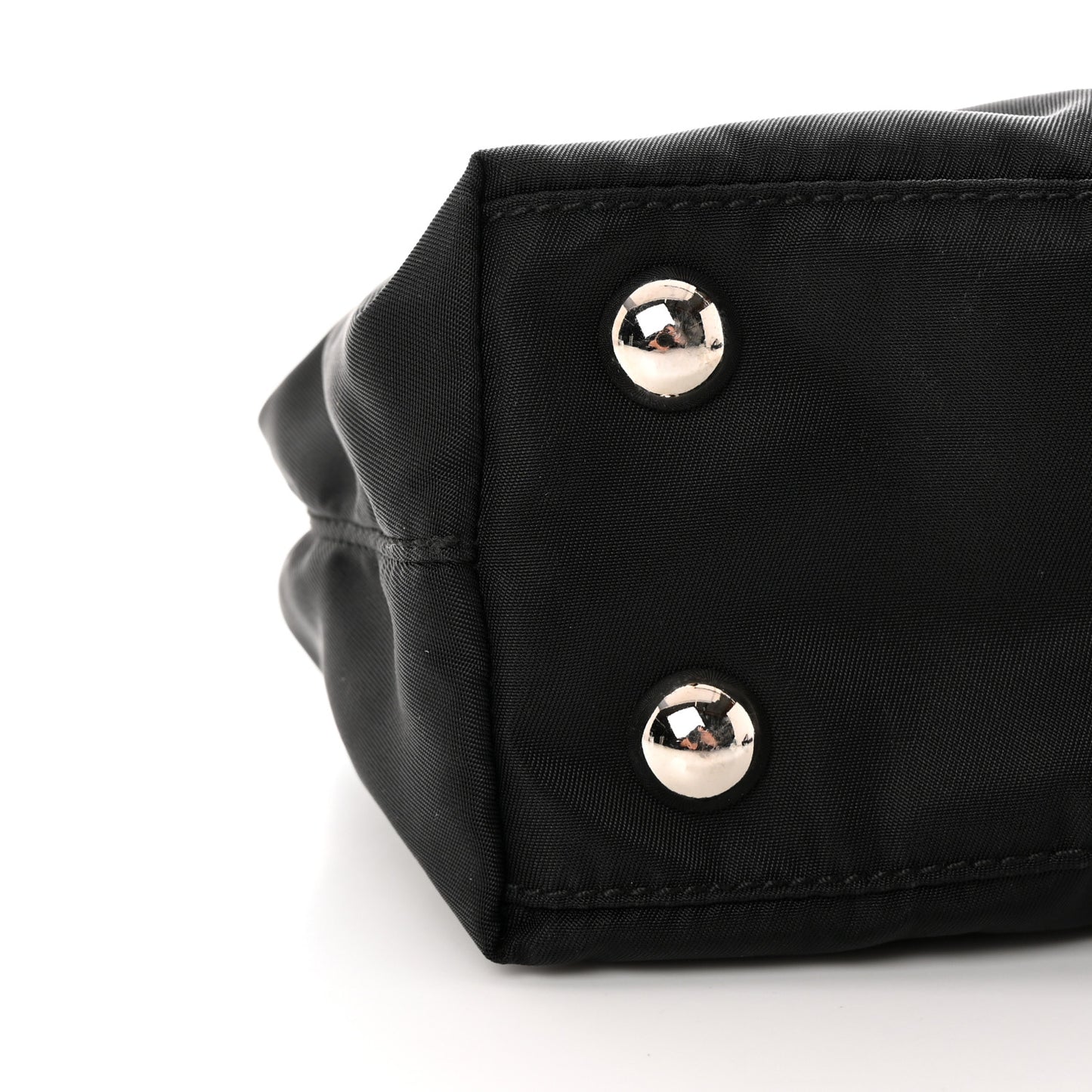 Tessuto Nylon Spazzolato Tote Black