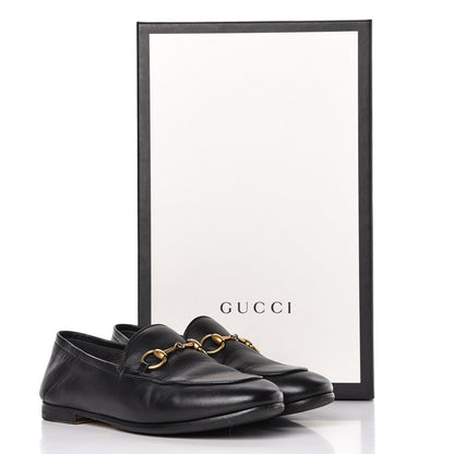 Gucci Lambskin Womens Brixton Horsebit Loafers 34.5 Black 20 of 20
