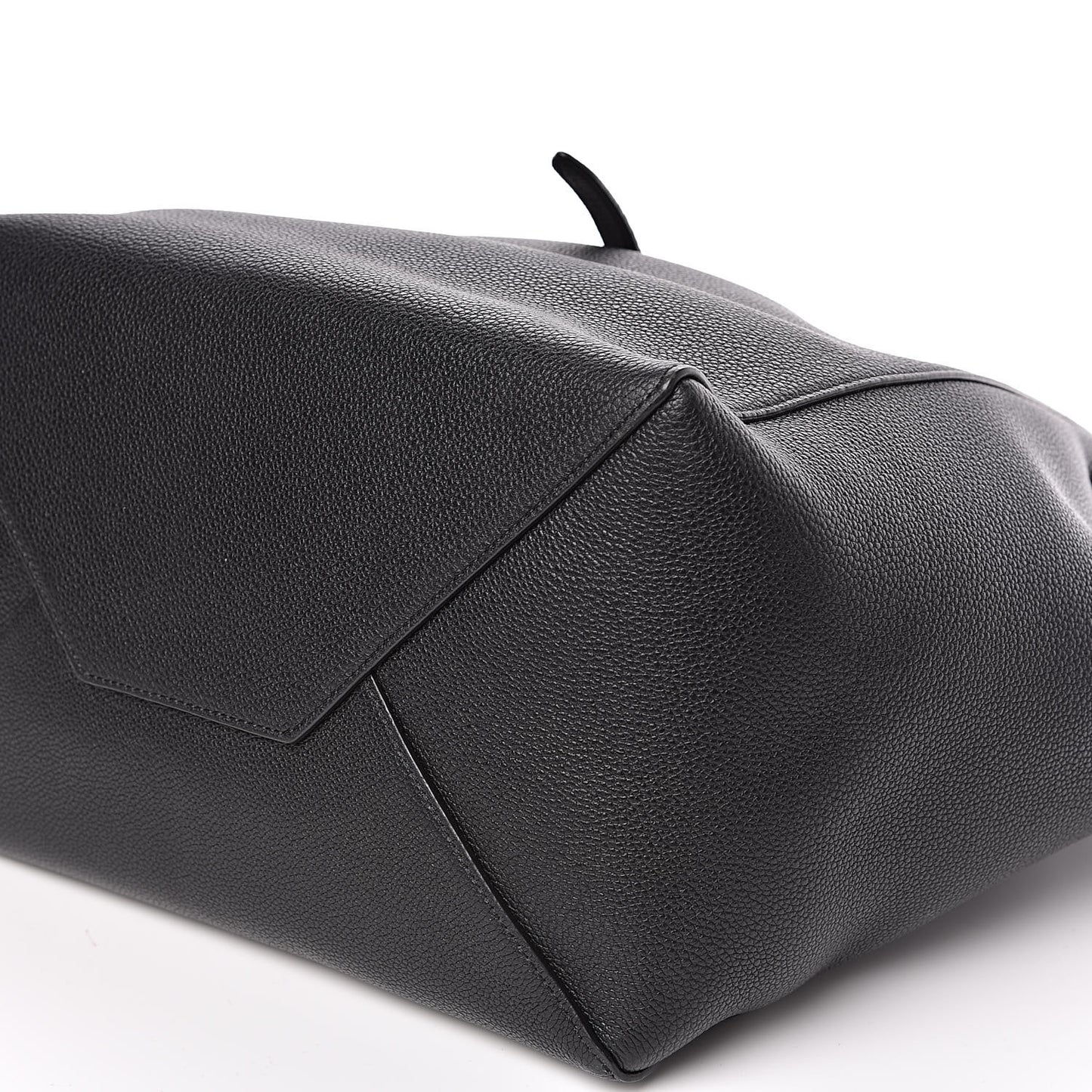 Soft Grained Calfskin Small Belt Cabas Phantom Black