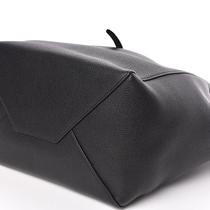 Celine Soft Grained Calfskin Small Belt Cabas Phantom Black 8 of 9
