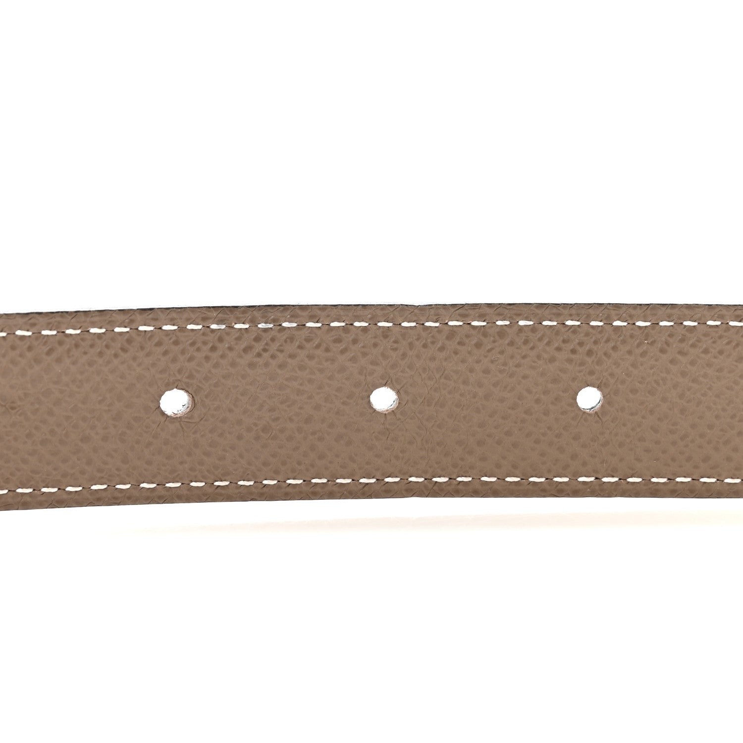 Hermes Swift Epsom 24mm Mini Constance H Belt 85 34 Black Etoupe 4 of 6