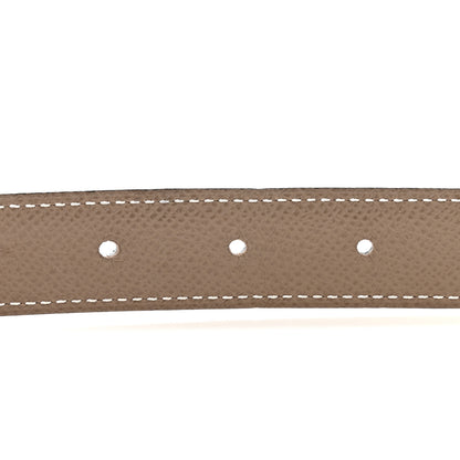 Hermes Swift Epsom 24mm Mini Constance H Belt 85 34 Black Etoupe 4 of 6