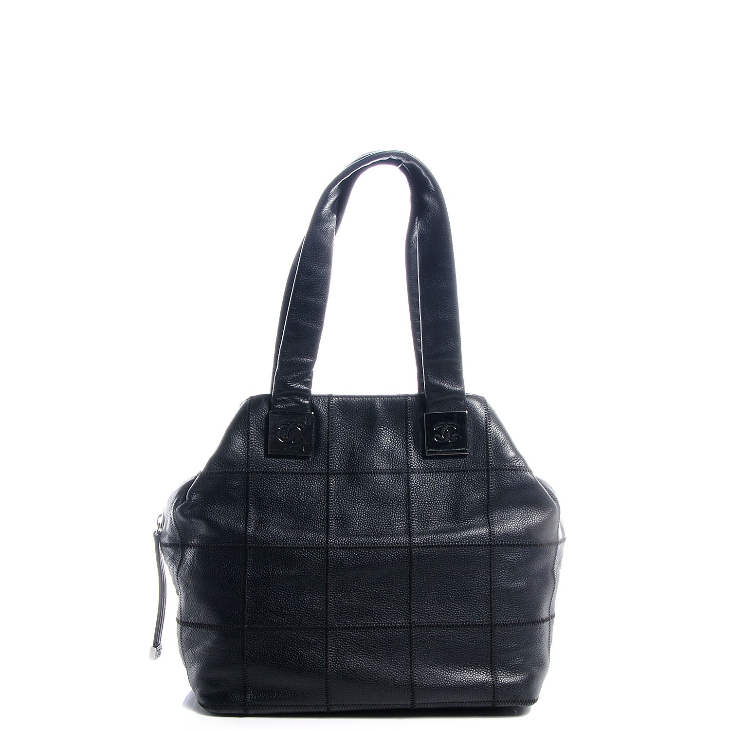Chanel Caviar Square Stitched Tote Black 1 of 7