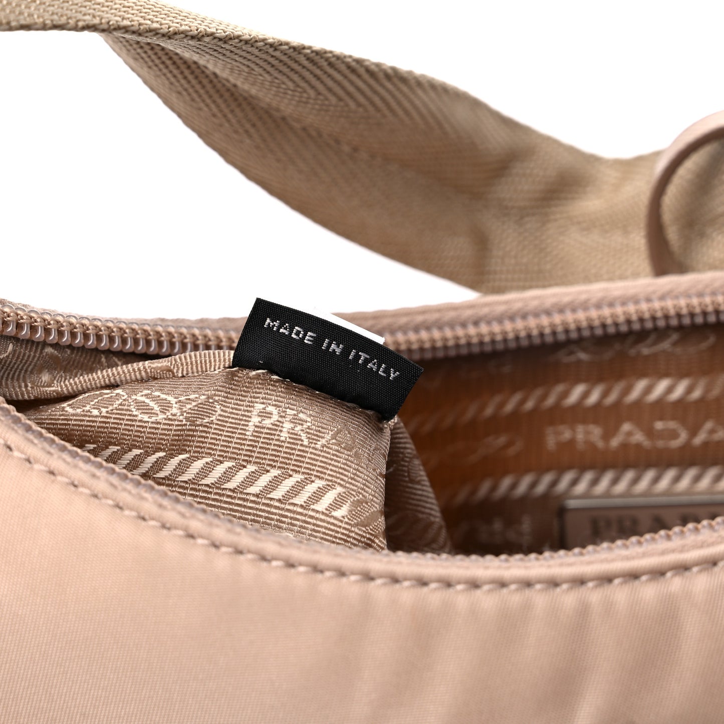 Tessuto Nylon Mini Re-Edition 2000 Bag Cammeo