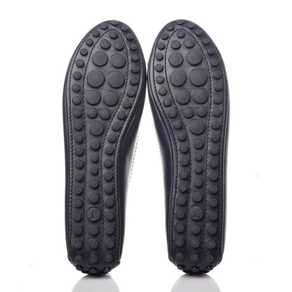 Louis Vuitton Calfskin Oxford Ballerina Flats 39 Navy 8 of 9