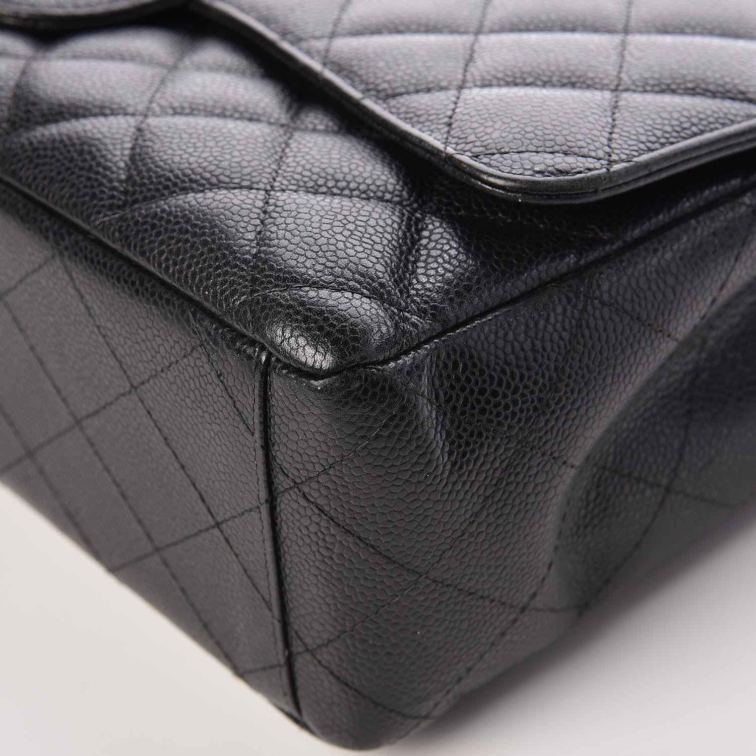 Chanel Caviar Quilted Maxi Double Flap Black 14 of 19