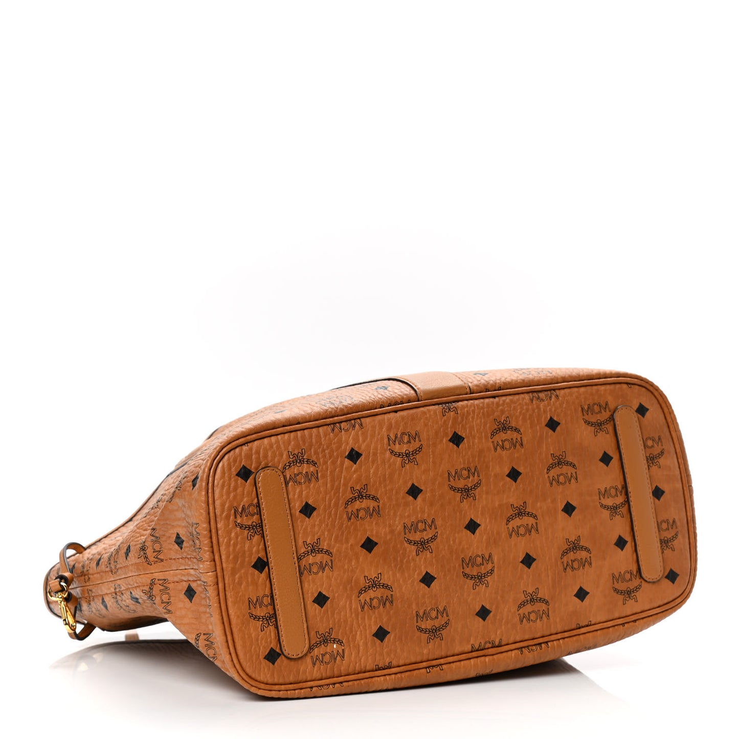 Visetos Medium Liz Reversible Shopper Tote Cognac