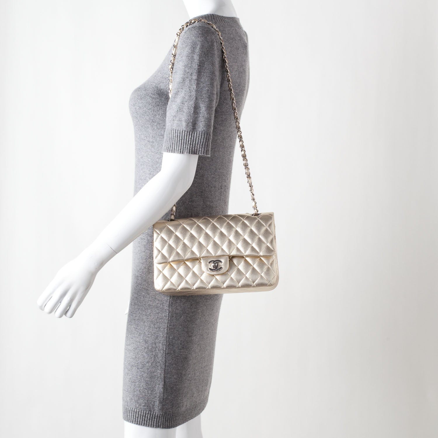 Chanel Lambskin Medium Double Flap Gold 2 of 10