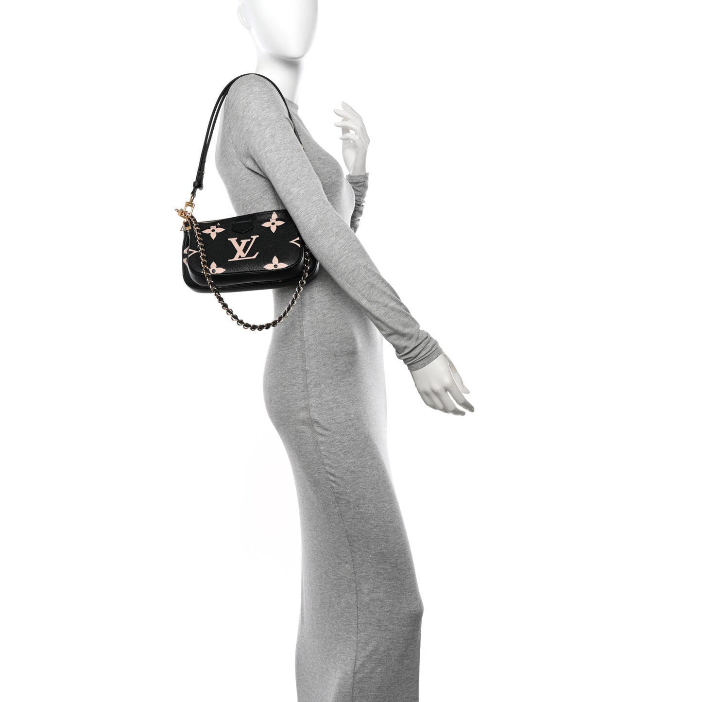 Empreinte Monogram Giant Multi Pochette Accessories Black Beige