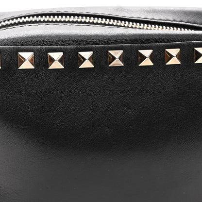 Valentino Garavani Calfskin Rockstud Camera Crossbody Bag Black 11 of 12