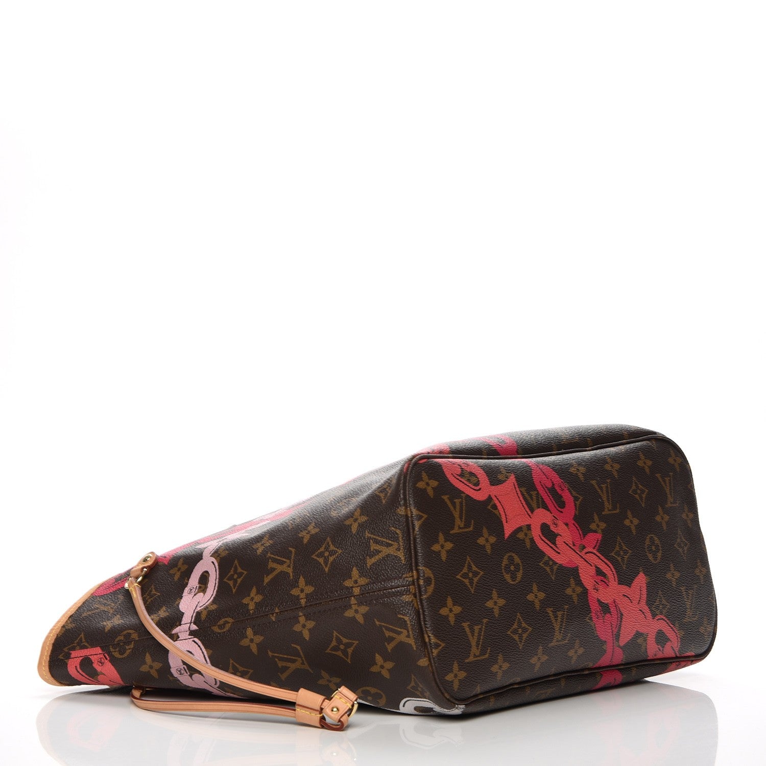 Louis Vuitton Monogram Bay Neverfull MM Rose Ballerine Poppy 4 of 7