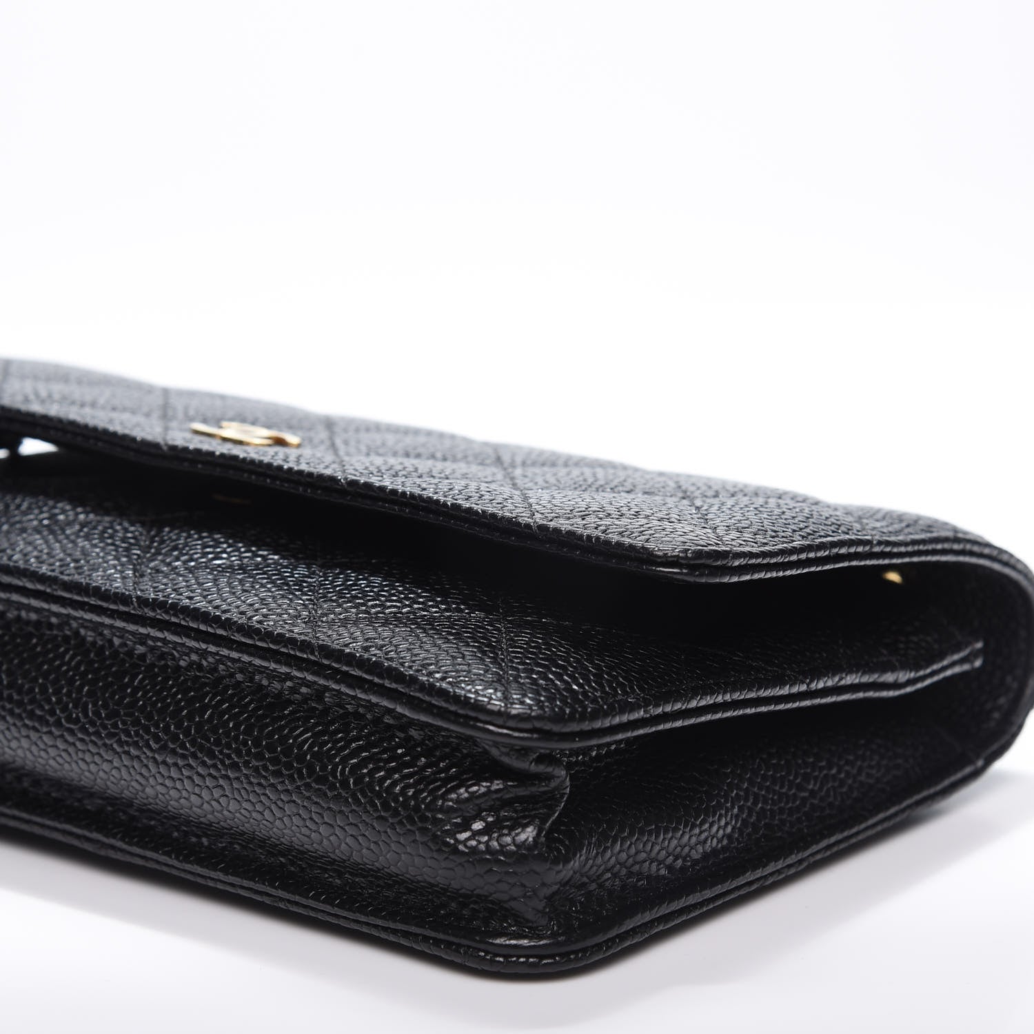 Chanel Caviar Quilted Wallet On Chain WOC Black 9 of 14