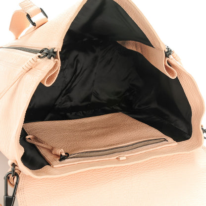 3.1 Phillip Lim 3.1 Textured Calfskin Large Pashli Satchel Blush 5 of 7