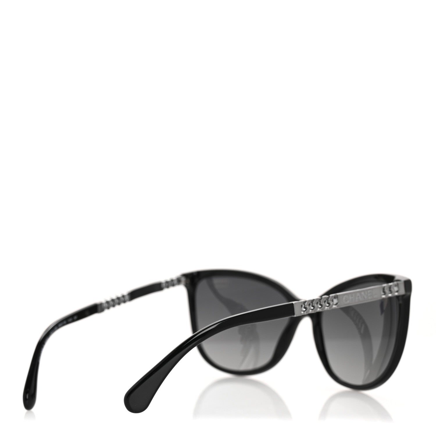 Chanel Chain Polarized Sunglasses 5352 Black 4 of 9