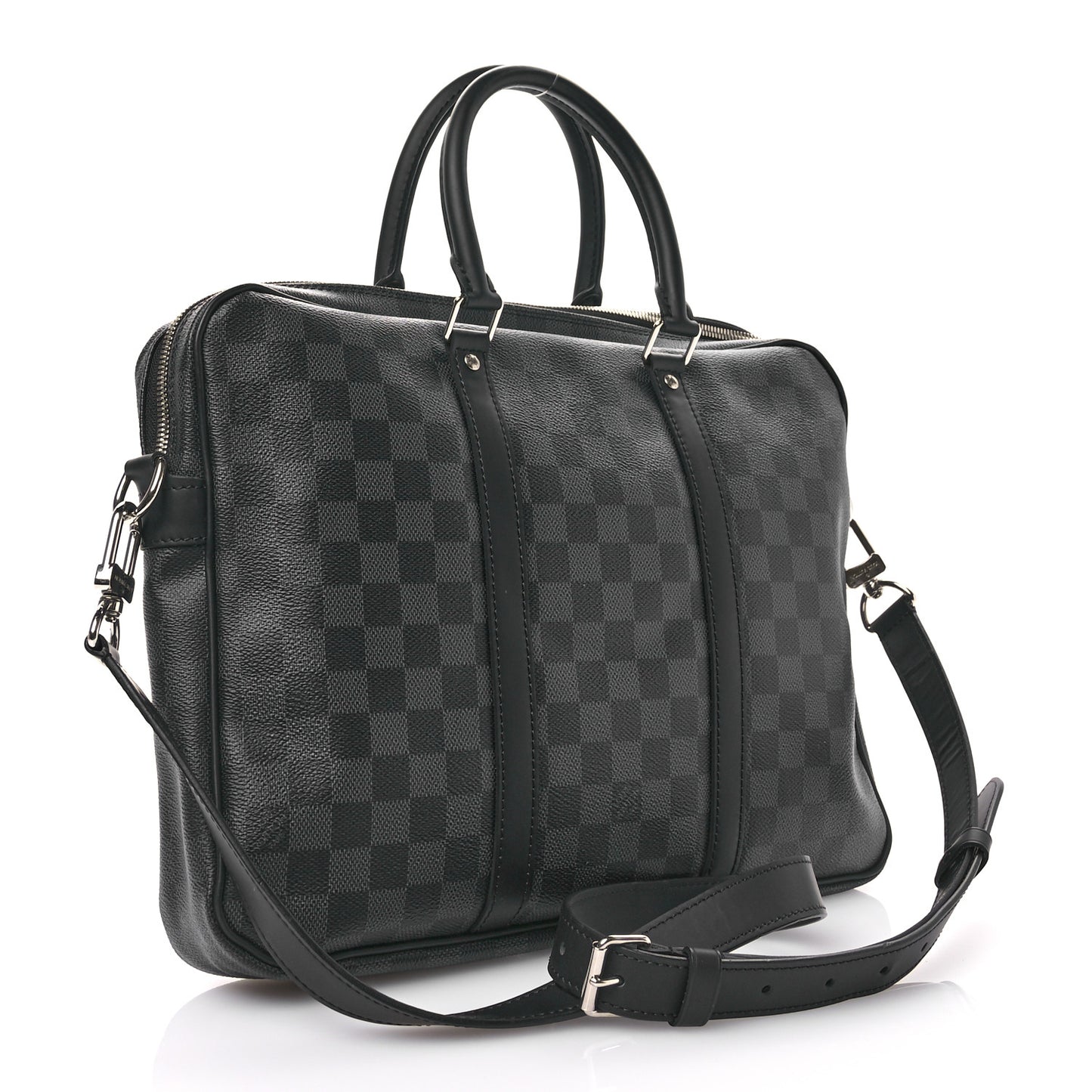 Damier Graphite Porte Documents Voyage PM
