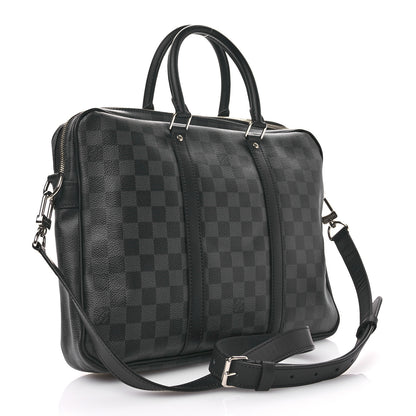 Louis Vuitton Damier Graphite Porte Documents Voyage PM 3 of 9