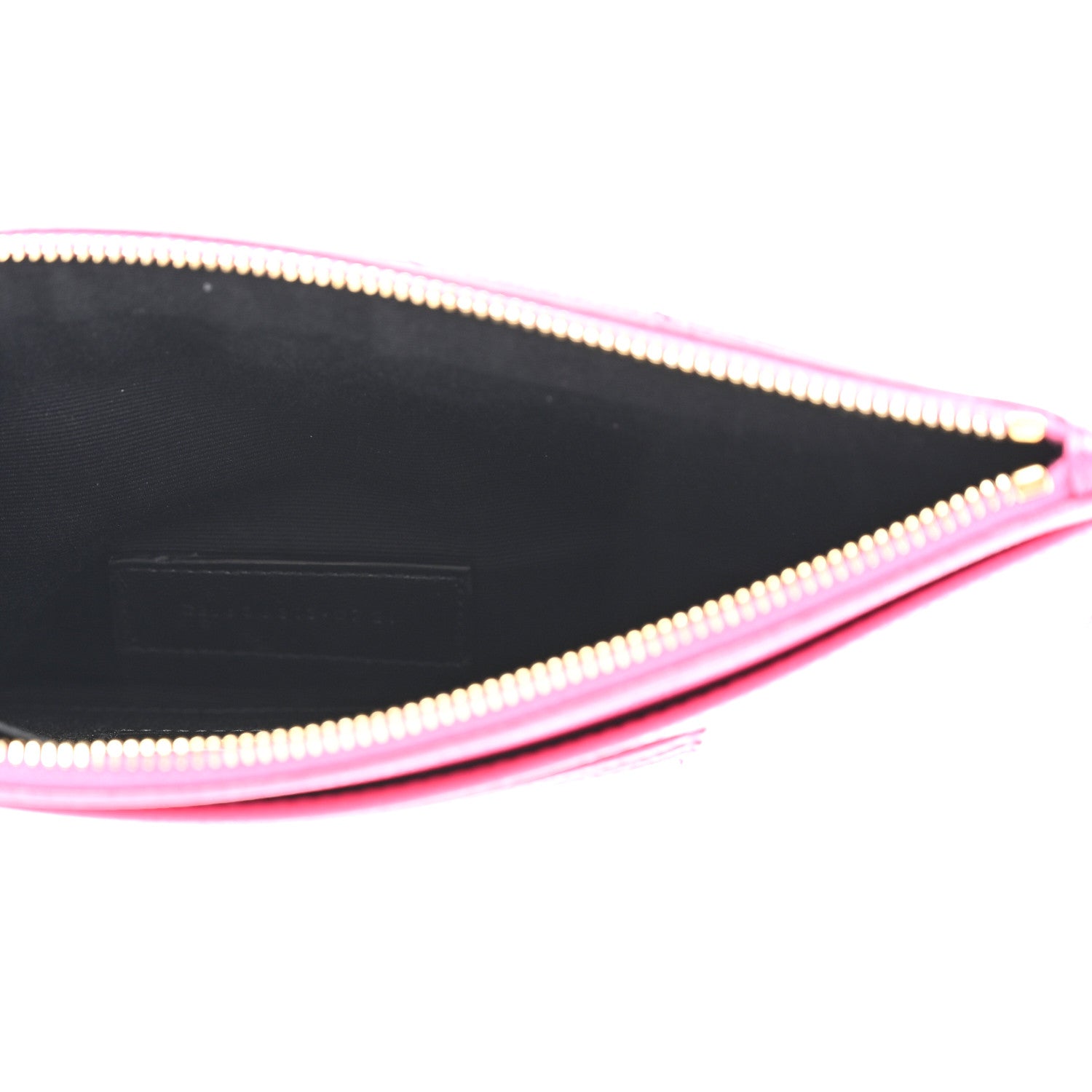 Saint Laurent Grain De Poudre Chevron Monogram Large Bill Pouch Fuxia Couture 5 of 7