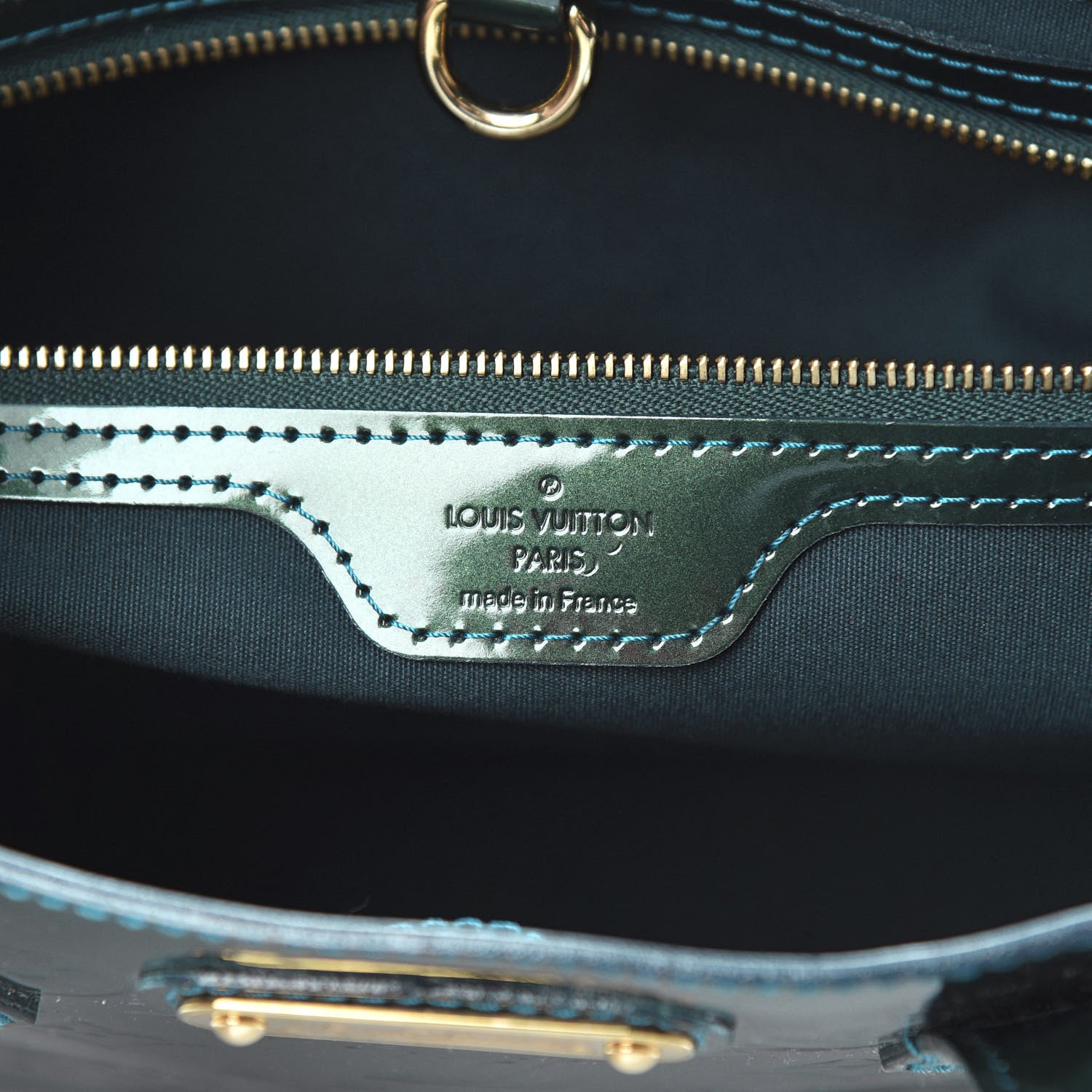 Louis Vuitton Vernis Wilshire PM Blue Nuit 5 of 12