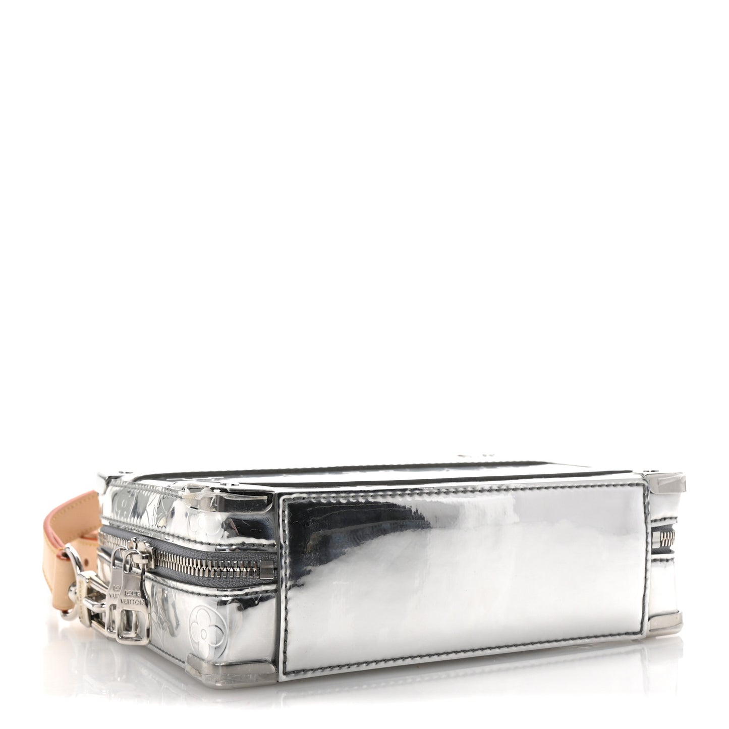 Monogram Mirror Handle Trunk Silver