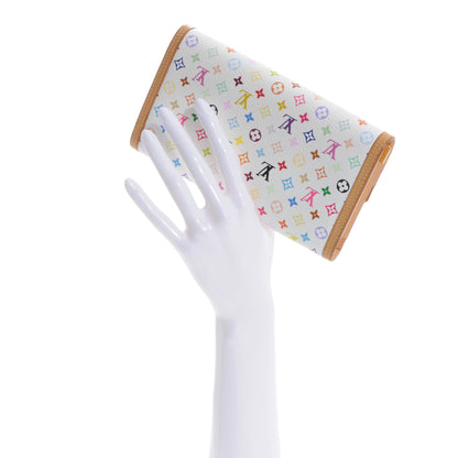 Louis Vuitton Monogram Multicolor Porte Tresor International Wallet White 2 of 8