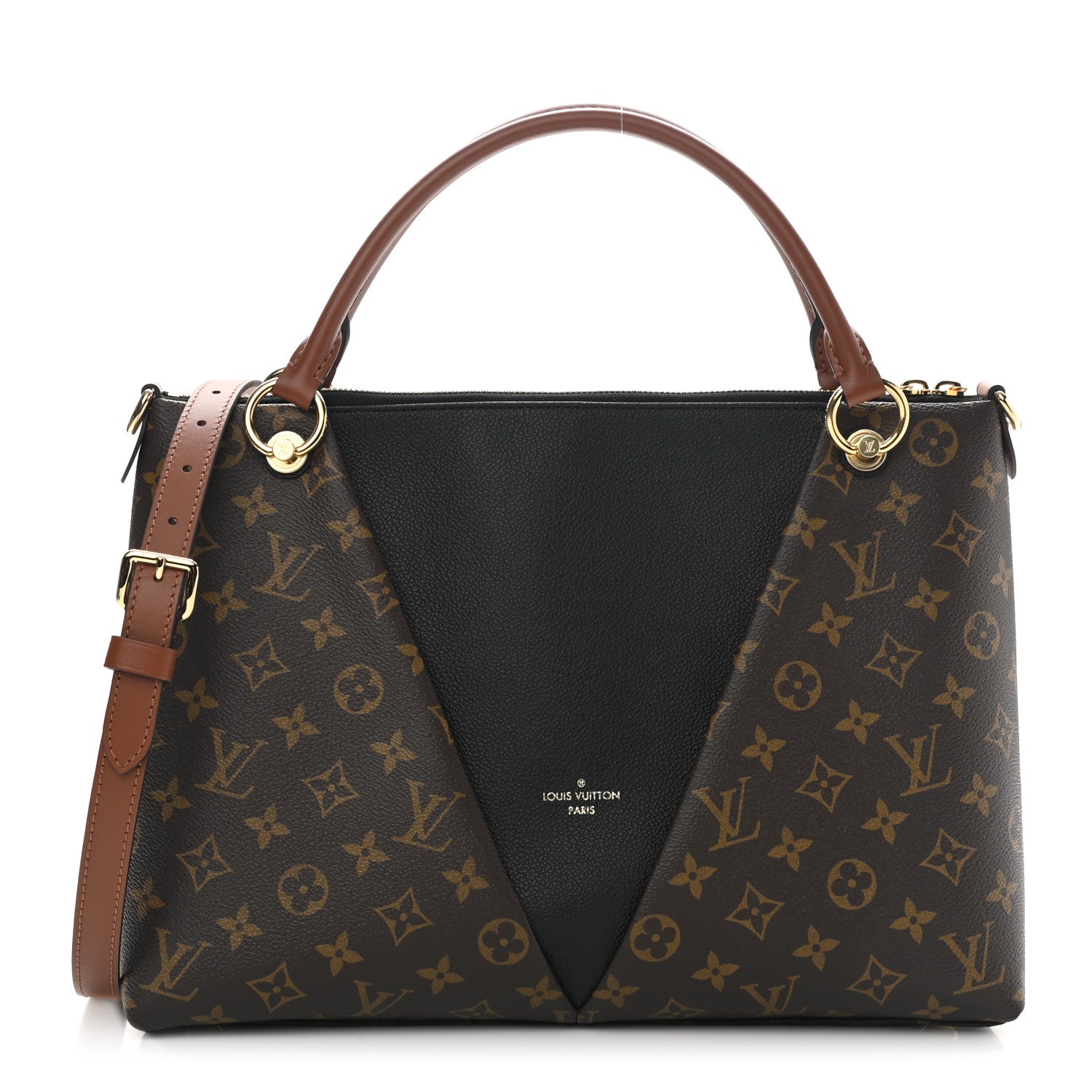Louis Vuitton Monogram V Tote MM Black 1 of 11