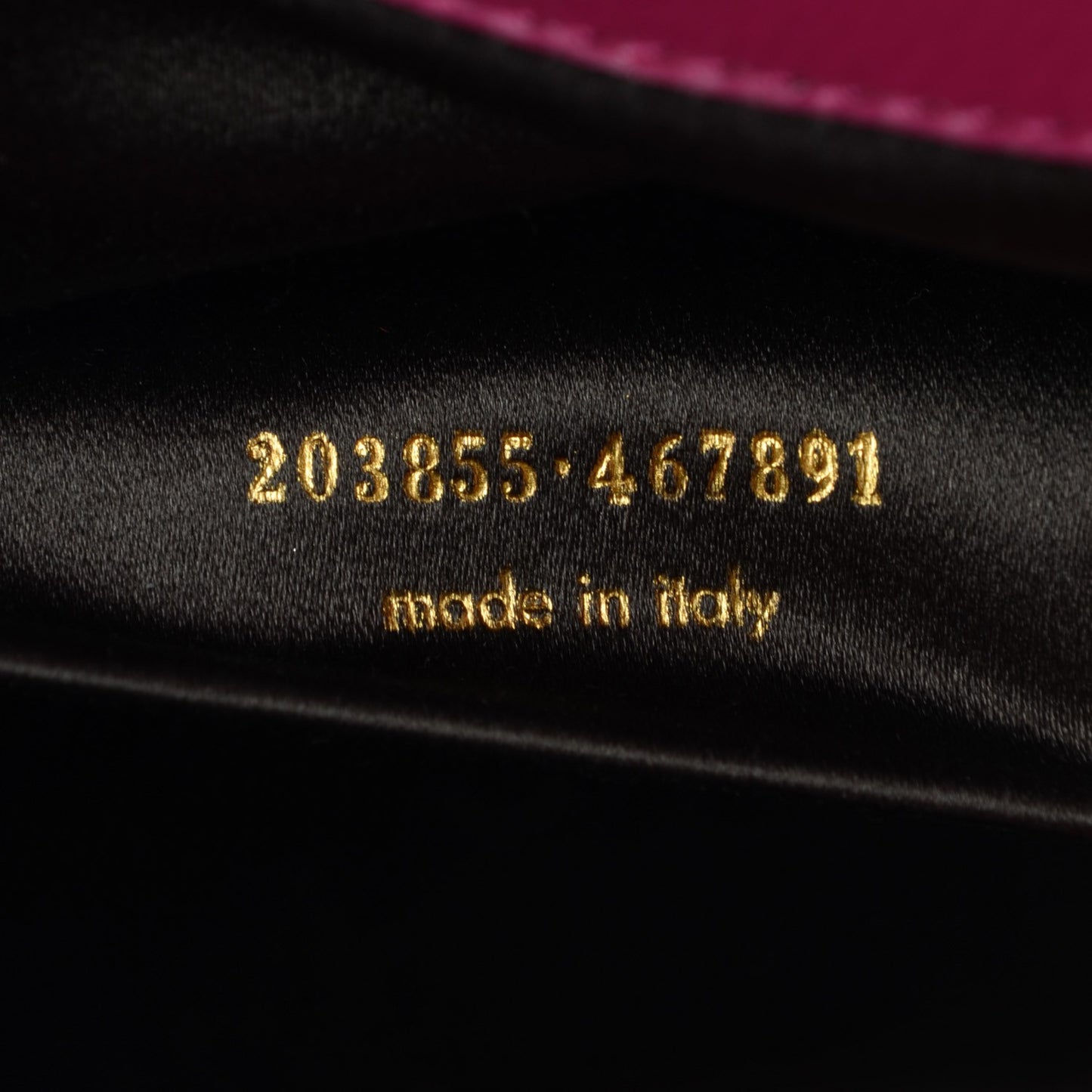Textured Patent Monogram Large Belle De Jour Clutch Fuchsia