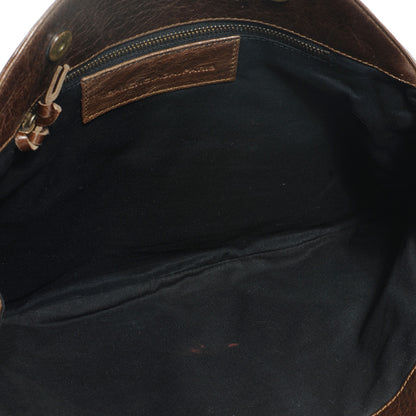 Balenciaga Chevre Leather Oval Clutch Truffle 5 of 7