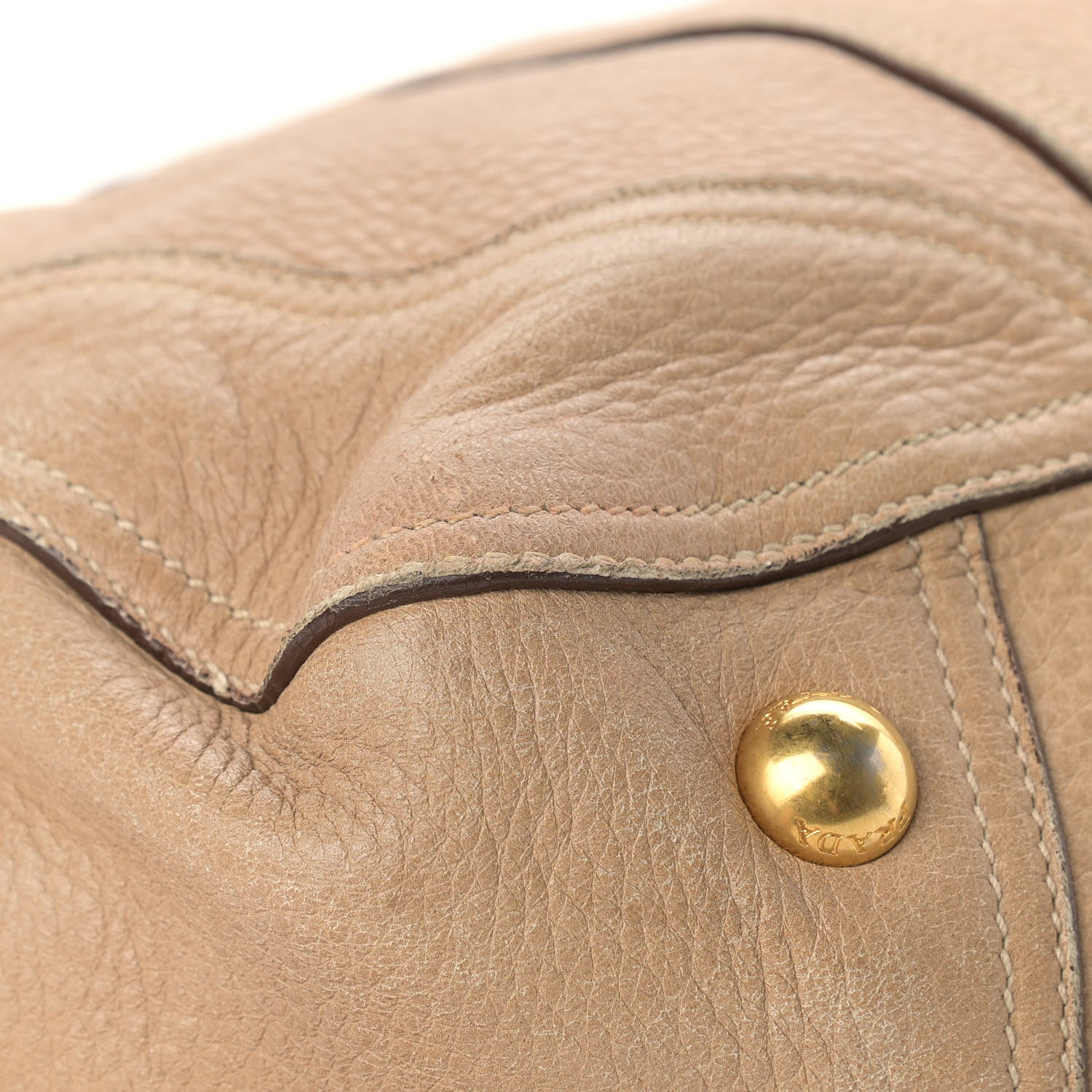 Prada Cervo Antik Shoulder Bag Naturale 6 of 26